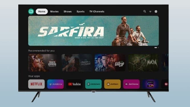 JioTele OS वाला पहला Smart TV भारत में हुआ लॉन्च, कीमत 20 हजार रुपये से भी कम, Mi से मिलेगी टक्कर JioTele OS वाला पहला Smart TV भारत में हुआ लॉन्च, कीमत 20 हजार रुपये से भी कम, Mi से मिलेगी टक्कर